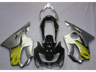 Silver Yellow and Black 1999-2000 CBR600 F4 Fairings