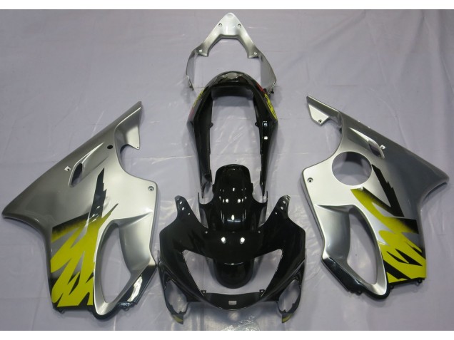 Silver Yellow and Black 1999-2000 CBR600 F4 Fairings