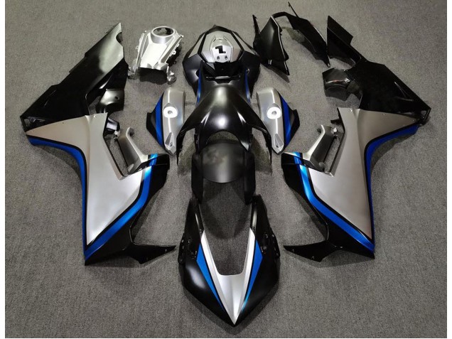 Silver and Black & Blue 2017-2023 CBR1000RR Fairings