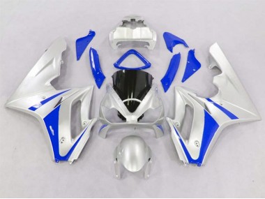 Silver and Blue 2006-2008 Daytona 675 Fairings