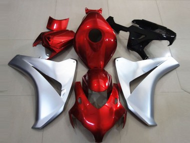 Silver and Candy Apple 2008-2011 CBR1000RR Fairings