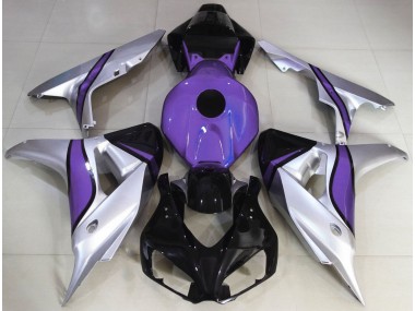 Silver and Purple Custom 2006-2007 CBR1000RR Fairings