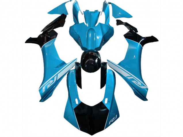 Sky Blue and Black 2015-2019 R1 Fairings