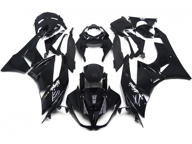 Slick Gloss Black 2009-2012 ZX6R Fairings