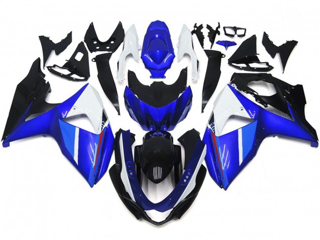 Solid Gloss Black Blue White 2009-2016 GSXR 1000 Fairings