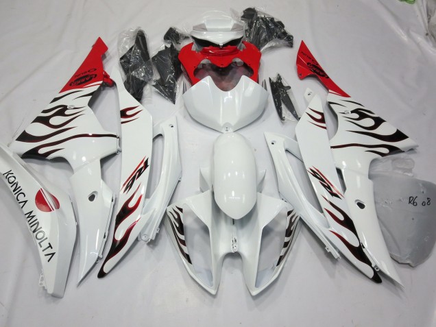 Special Flame Red 2008-2016 R6 Fairings