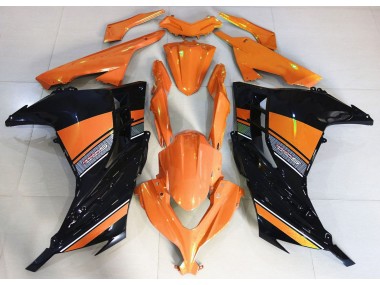 Sunrise Orange and Black 2013-2018 Ninja 300 Fairings