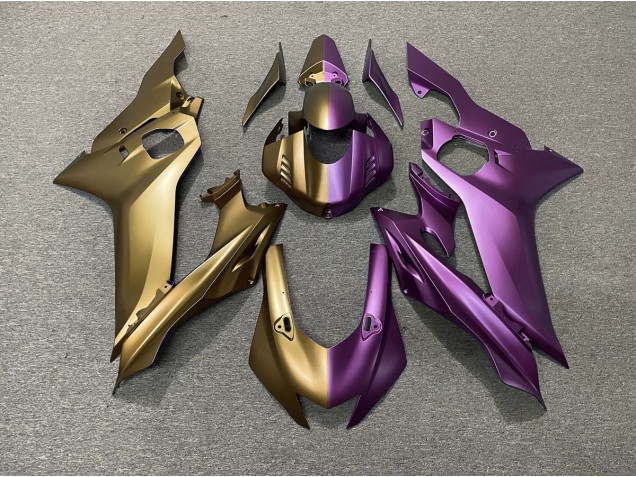 Tan and Purple Split 2017-2021 R6 Fairings