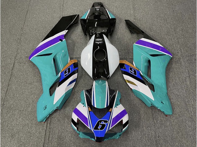 Teal 6 2004-2005 CBR1000RR Fairings