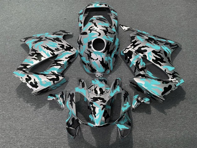 Teal Camo 2002-2012 VFR800 Fairings