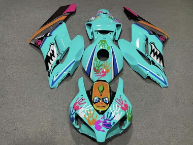 Teal Shark 2004-2005 CBR1000RR Fairings