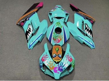 Teal Shark 2004-2005 CBR1000RR Fairings