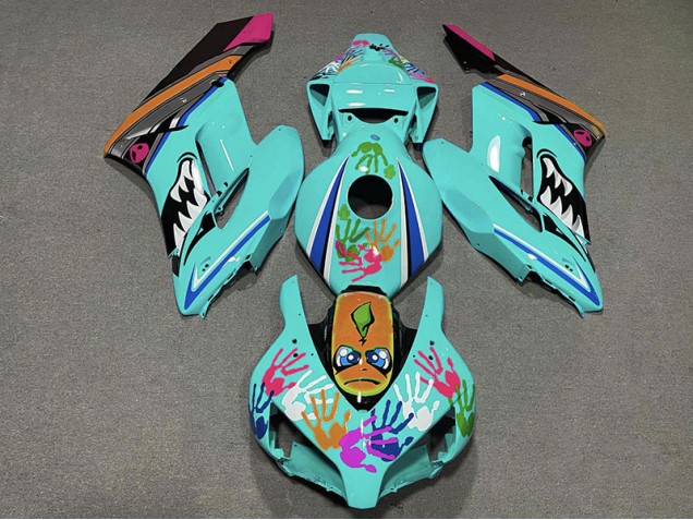 Teal Shark 2004-2005 CBR1000RR Fairings