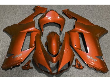 Tiger Orange 2007-2008 ZX6R Fairings