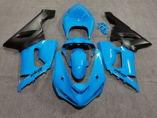 Vibrant Blue 2005-2006 ZX6R Fairings