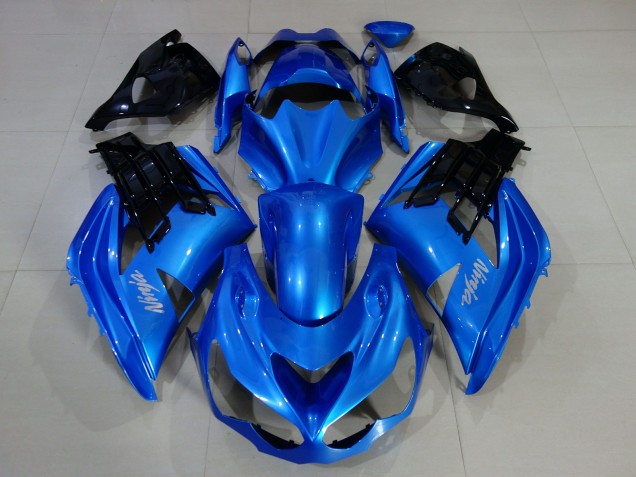 Vibrant Blue & Gloss Black 2012-2021 ZX14R Fairings