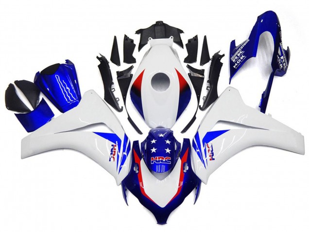 Vibrant Blue Star 2008-2011 CBR1000RR Fairings