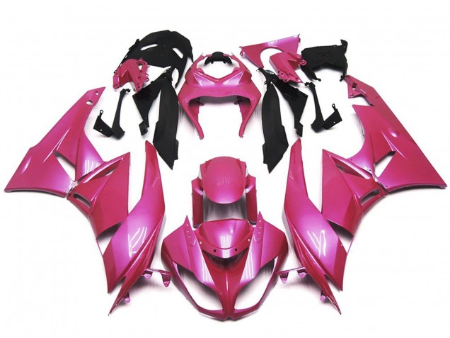 Vibrant Gloss Pink 2009-2012 ZX6R Fairings