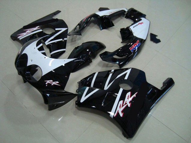 White Black HRC 1990-1998 CBR250RR Fairings