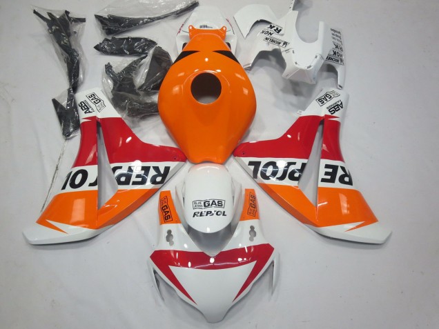 White Repsol 2008-2011 CBR1000RR Fairings