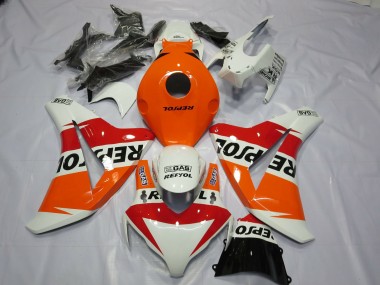 White Repsol Design 2008-2011 CBR1000RR Fairings