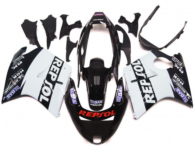 White Repsol Gloss 1996-2007 CBR1100XX Fairings