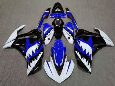 White Shark & Blue 2015-2018 R3 Fairings