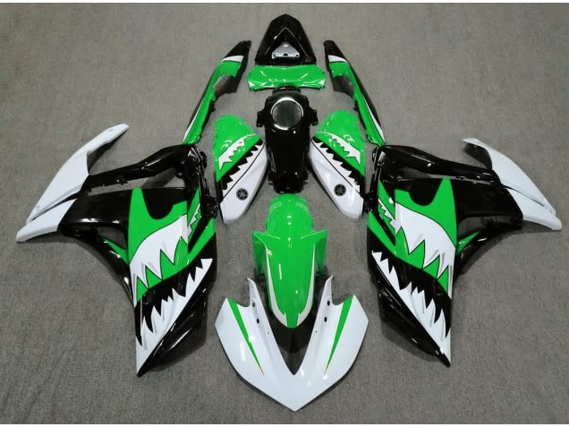 White Shark & Green 2015-2018 R3 Fairings