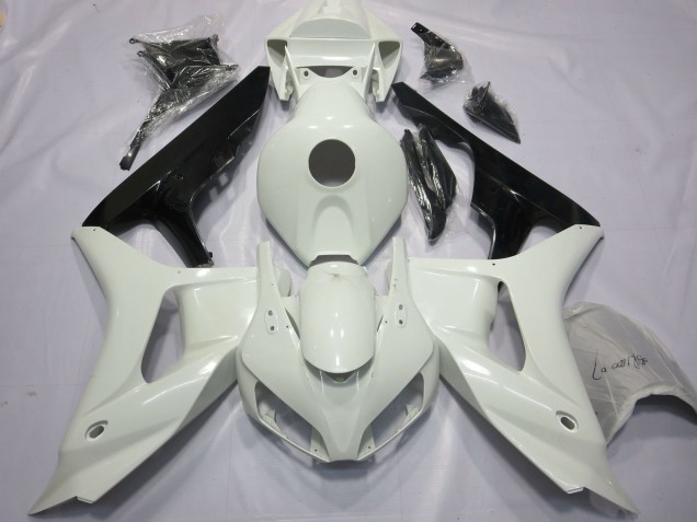 White and Black 2006-2007 CBR1000RR Fairings