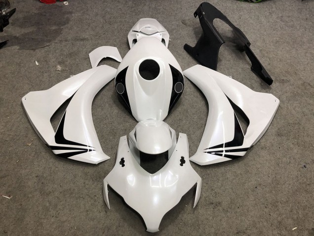 White and Black Style 2008-2011 CBR1000RR Fairings