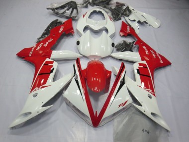 White and Red Design 2004-2006 R1 Fairings