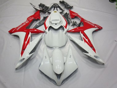 White and Red Style 2004-2006 R1 Fairings