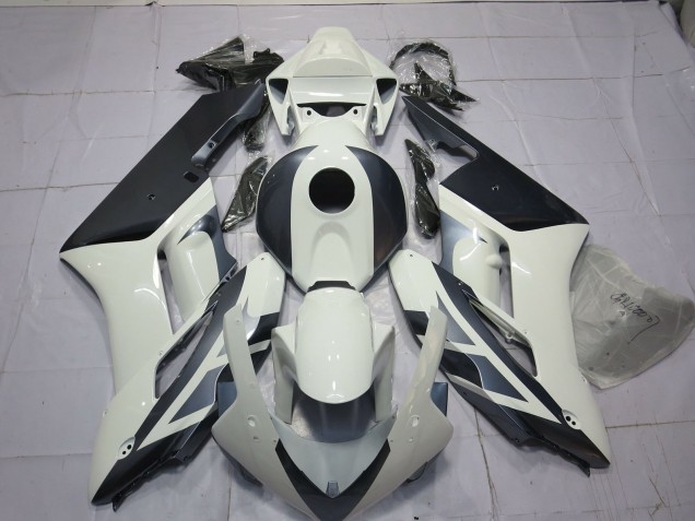 White and Silver 2004-2005 CBR1000RR Fairings