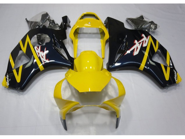 Yellow Black 2002-2003 CBR954RR Fairings