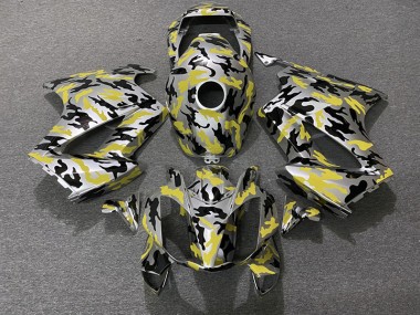 Yellow Camo 2002-2012 VFR800 Fairings