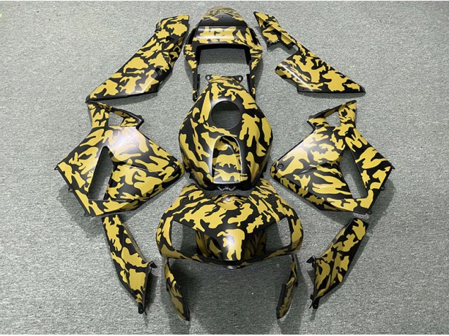 Yellow Camo 2003-2004 CBR600RR Fairings