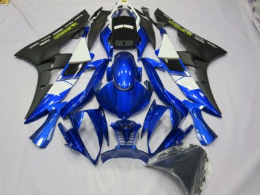 Depp Blue with Yellow Decal 2006-2007 R6 Fairings