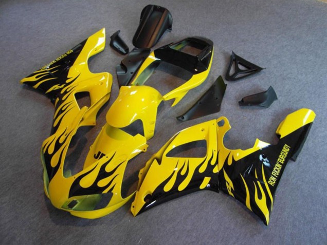 Yellow Flame 1998-1999 R1 Fairings