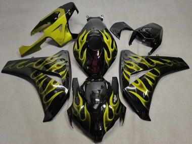 Yellow Flame 2008-2011 CBR1000RR Fairings