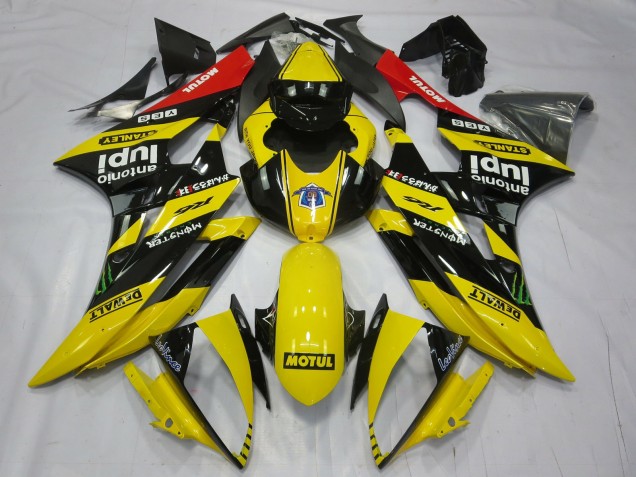 Yellow Motul 2006-2007 R6 Fairings