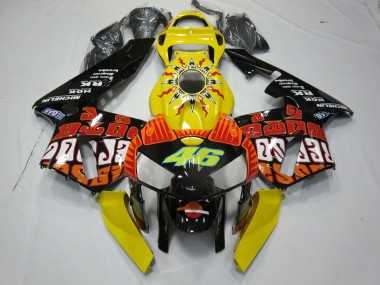 Yellow Rossi 2005-2006 CBR600RR Fairings