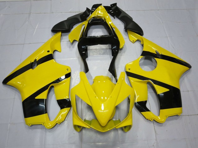 Yellow and Black 2001-2003 CBR600 F4i Fairings