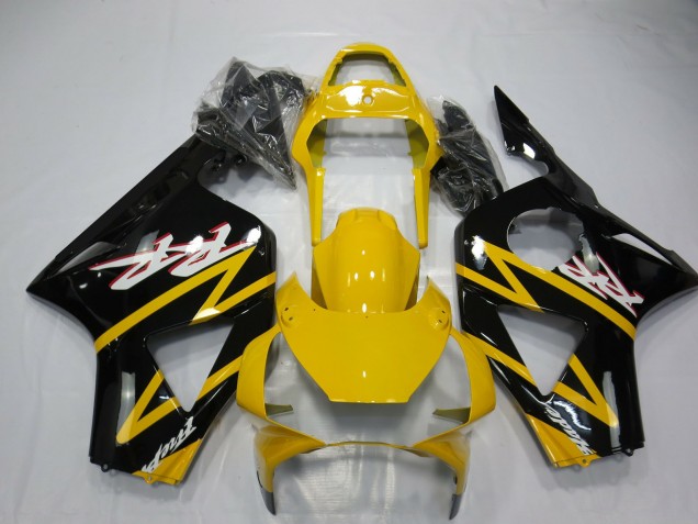 Yellow and Black 2002-2003 CBR954RR Fairings