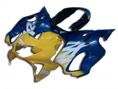 Yellow and Blue 1999-2000 CBR600 F4 Fairings